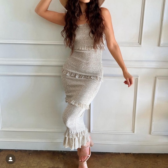 🚨SOLD🚨Ruffle Spring Dress - Picture 1 of 1